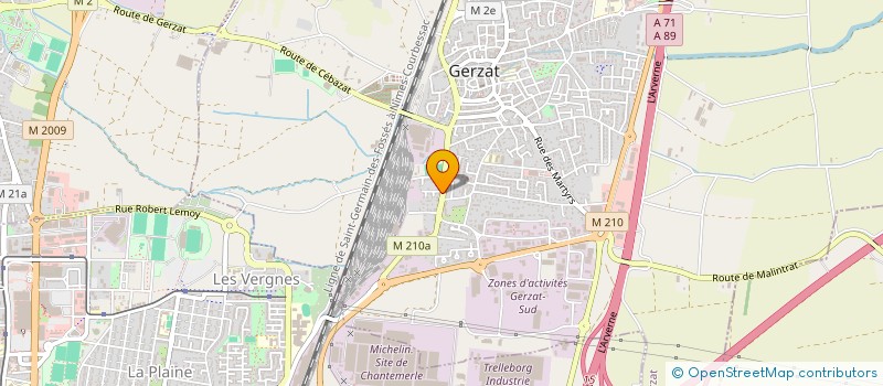 localisation de l'entreprise SCI DNL  GERZAT