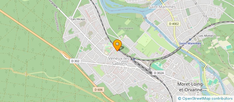 localisation de l'entreprise SCI DNR  MORET-LOING-ET-ORVANNE