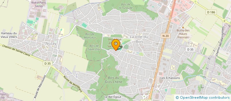 localisation de l'entreprise SCI DNS  LA VILLE-DU-BOIS