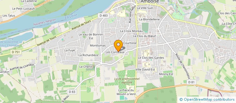 localisation de l'entreprise SCI DNS IMMOBILIER  AMBOISE
