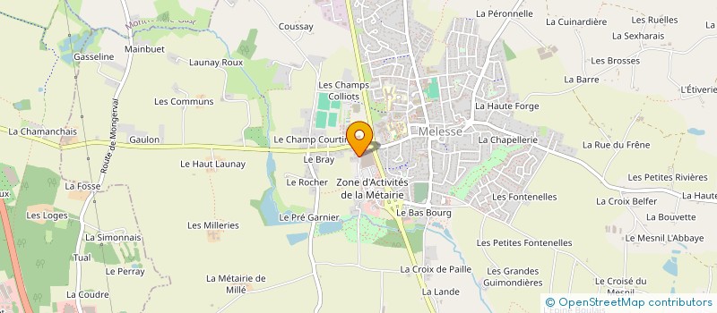 localisation de l'entreprise SCI DO 32  MELESSE