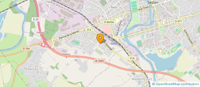 localisation de l'entreprise SCI DO  SEDAN