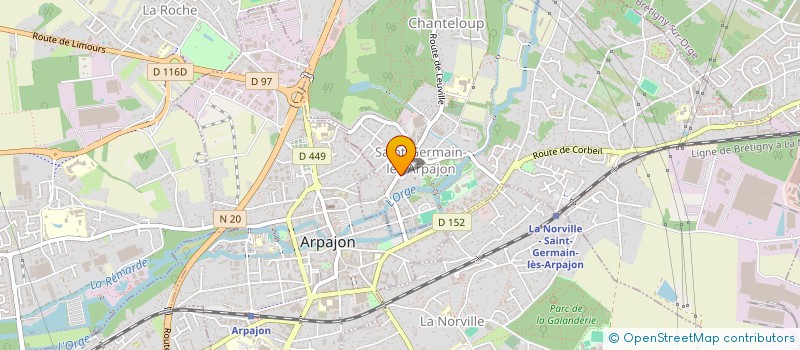 localisation de l'entreprise SCI DO à SAINT-GERMAIN-LES-ARPAJON