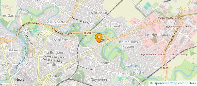 localisation de l'entreprise SCI DO  NIORT
