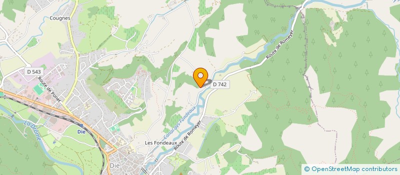 localisation de l'entreprise SCI DO à DIE