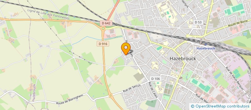 localisation de l'entreprise SCI DO ET JP à HAZEBROUCK