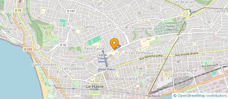 localisation de l'entreprise SCI DO INVEST LH à LE HAVRE