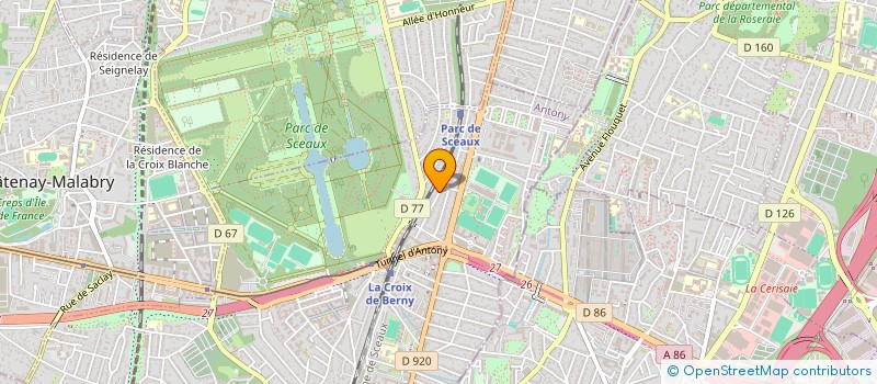 localisation de l'entreprise SCI DO NGUYEN à ANTONY