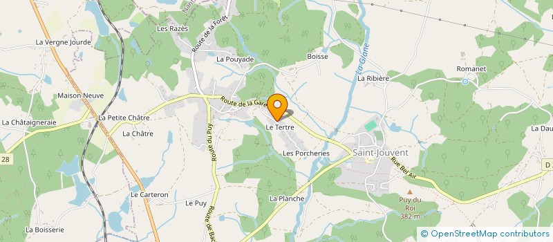 localisation de l'entreprise SCI DO RE KA à SAINT-JOUVENT