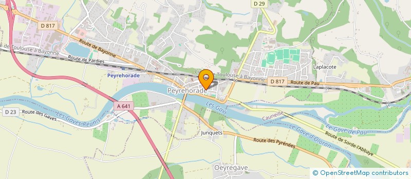 localisation de l'entreprise SCI DO REGO  PEYREHORADE