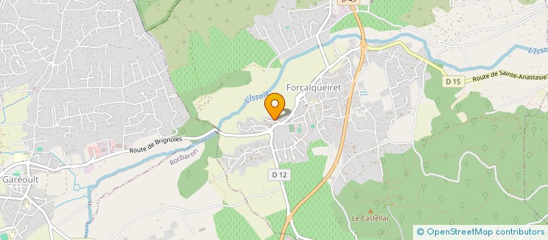 localisation de l'entreprise SCI DO SI SOL  FORCALQUEIRET