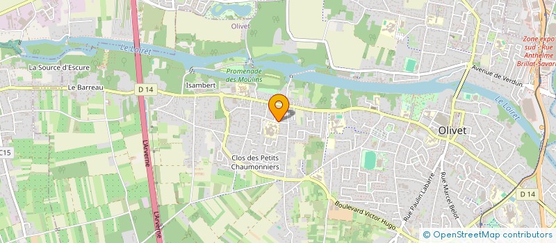 localisation de l'entreprise SCI DO VALE FRERES à OLIVET