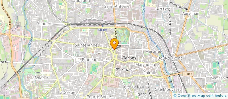 localisation de l'entreprise SCI DO-VIN-RO  TARBES