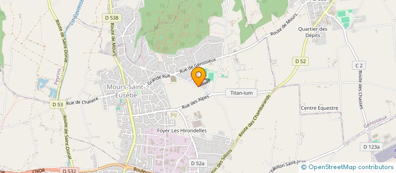 localisation de l'entreprise SCI DOBBY  MOURS-SAINT-EUSEBE