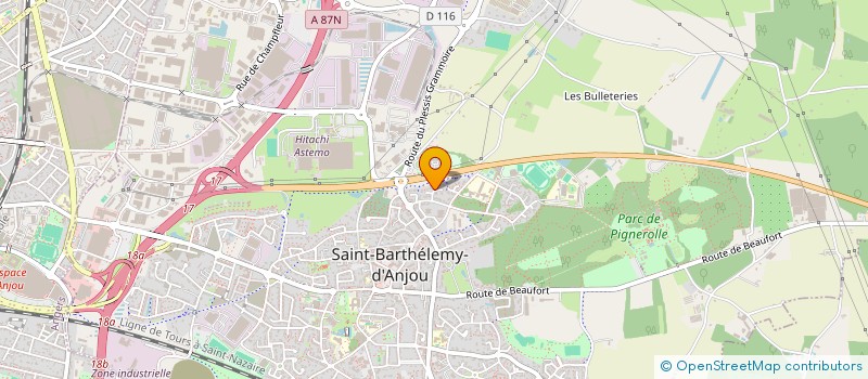 localisation de l'entreprise SCI DOBO 1309  SAINT-BARTHELEMY-D'ANJOU