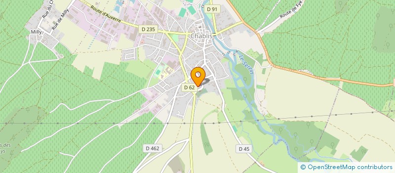 localisation de l'entreprise SCI DOBRIDIENE  CHABLIS