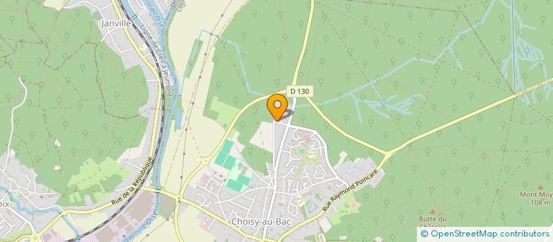 localisation de l'entreprise SCI DOBRIJEPE  CHOISY-AU-BAC