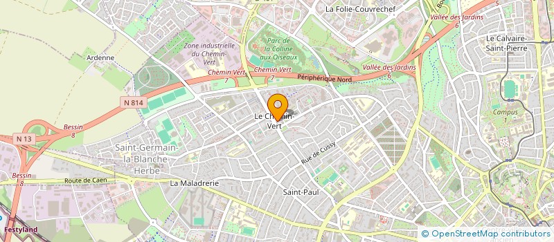 localisation de l'entreprise SCI DOBRISA à CAEN