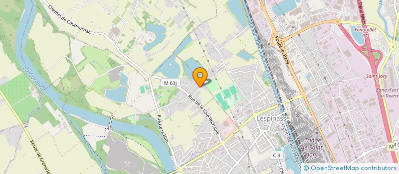 localisation de l'entreprise SCI DOBROPOL 3  GAGNAC-SUR-GARONNE