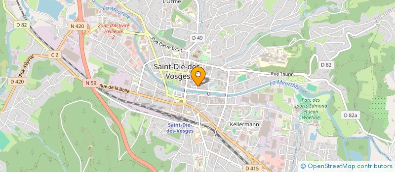 localisation de l'entreprise SCI DOBROTA à SAINT-DIE-DES-VOSGES
