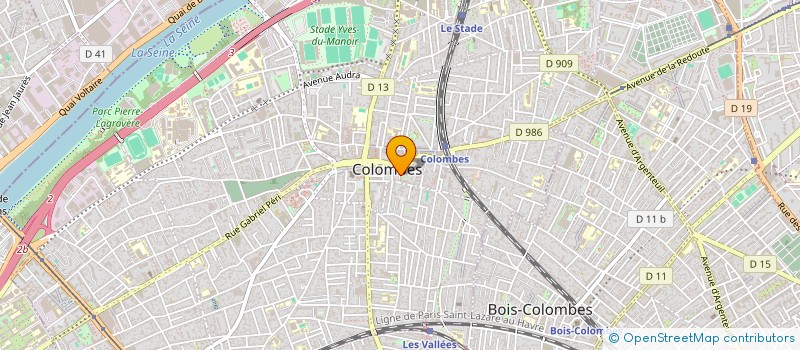 localisation de l'entreprise SCI DOC à COLOMBES