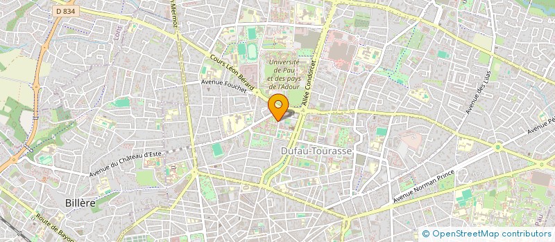 localisation de l'entreprise SCI DOC ERIC à PAU