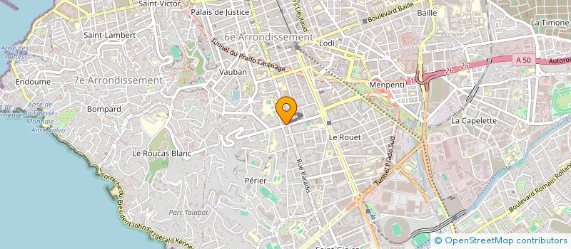 localisation de l'entreprise SCI DOC LEVY à MARSEILLE