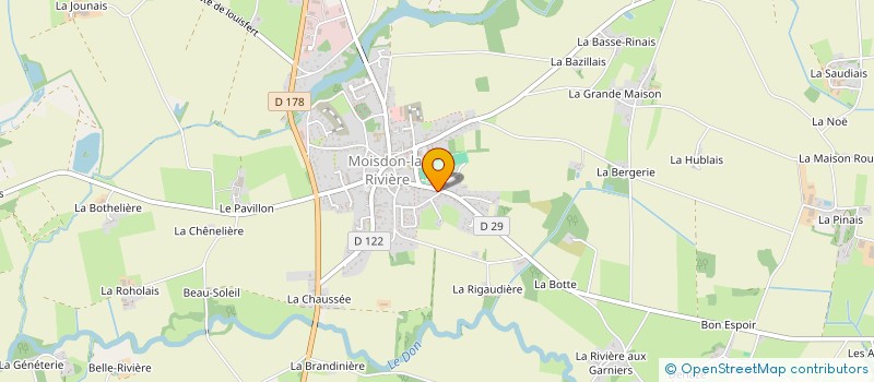 localisation de l'entreprise SCI DOC'MOISDON  MOISDON-LA-RIVIERE