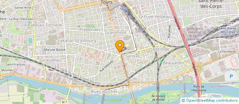localisation de l'entreprise SCI DOCDENT  TOURS