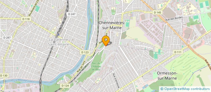 localisation de l'entreprise SCI  DOCE  CHENNEVIERES-SUR-MARNE