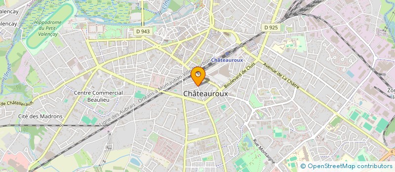 localisation de l'entreprise SCI DOCHA à CHATEAUROUX