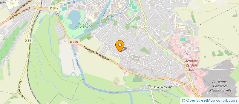 localisation de l'entreprise SCI DOCHARD à VERDUN
