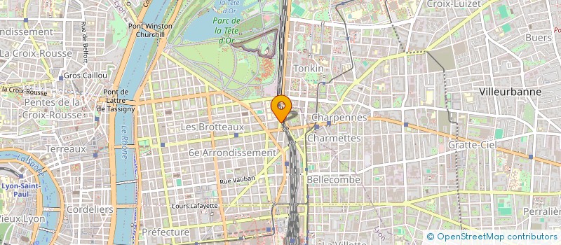 localisation de l'entreprise SCI DOCI  LYON