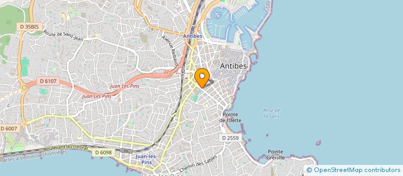localisation de l'entreprise SCI DOCINQ à ANTIBES