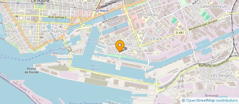 localisation de l'entreprise SCI DOCK IMMO à LE HAVRE