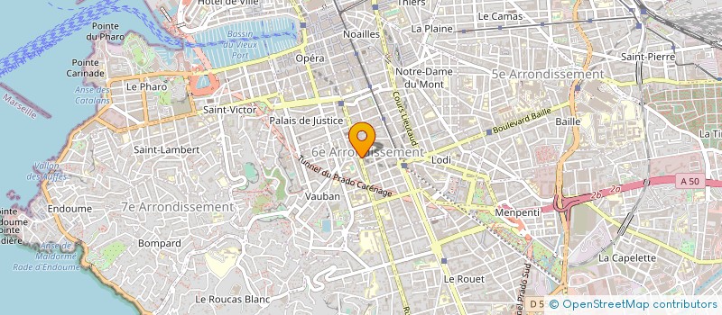 localisation de l'entreprise SCI DOCKWEST à MARSEILLE