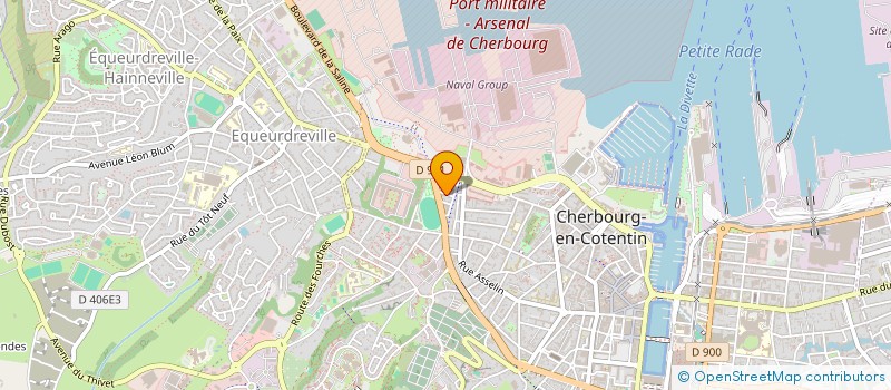 localisation de l'entreprise SCI DOCLA à CHERBOURG-EN-COTENTIN