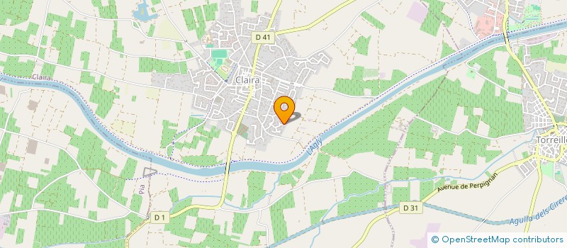 localisation de l'entreprise SCI DOCRYO  CLAIRA