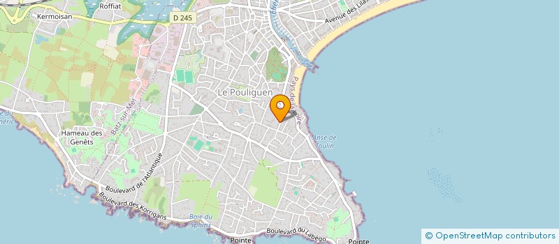 localisation de l'entreprise SCI DOCS Q AND E  LE POULIGUEN