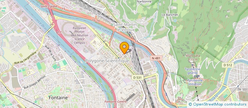 localisation de l'entreprise SCI DOCTEUR GRIMM à GRENOBLE