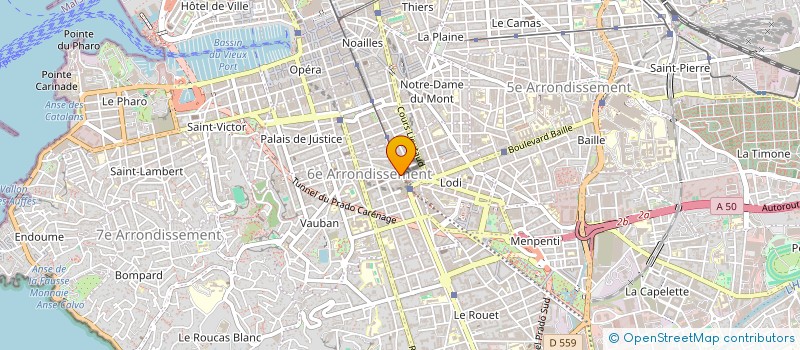 localisation de l'entreprise SCI DOCTEUR GUIBERT à MARSEILLE