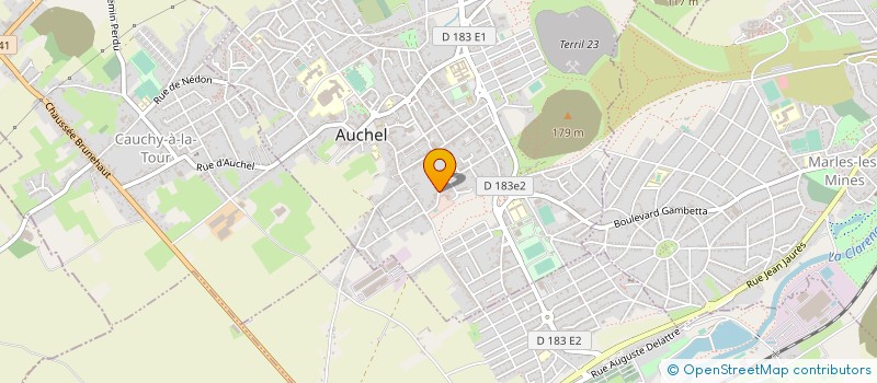 localisation de l'entreprise SCI DOCTEUR LAENNEC  AUCHEL