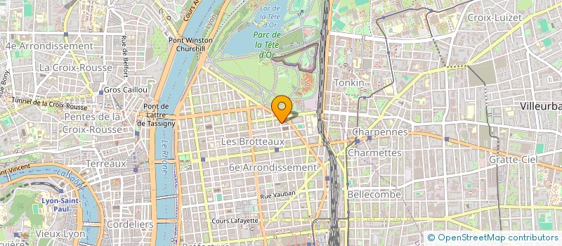 localisation de l'entreprise SCI DOCTEUR LOUIS  LYON