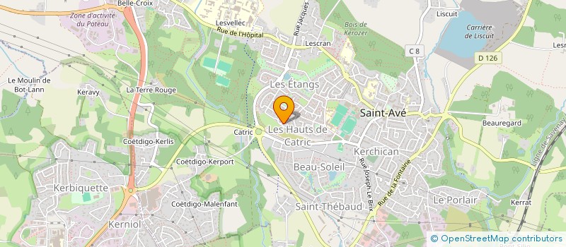 localisation de l'entreprise SCI DOCTEURS BROUDER BERNARD MIREILLE  SAINT-AVE