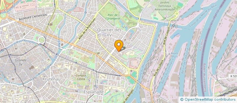 localisation de l'entreprise SCI DOCTEURS BRUGES  STRASBOURG