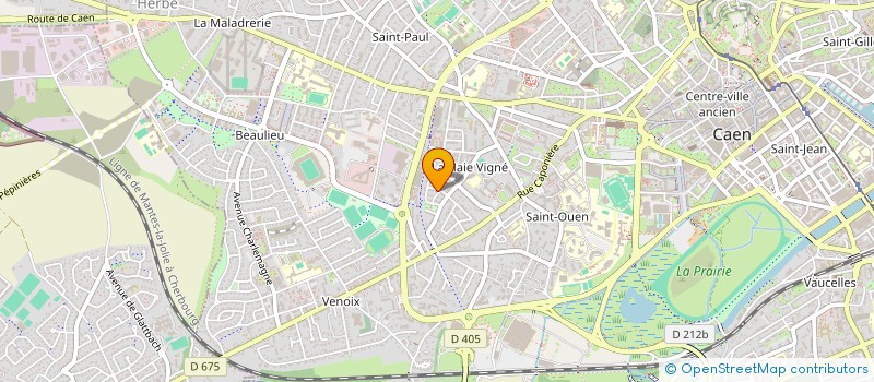 localisation de l'entreprise SCI DOCTEURS FERON à CAEN