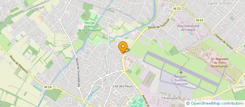 localisation de l'entreprise SCI DOCTEURS GRESLE ET ROCHE  CUGNAUX