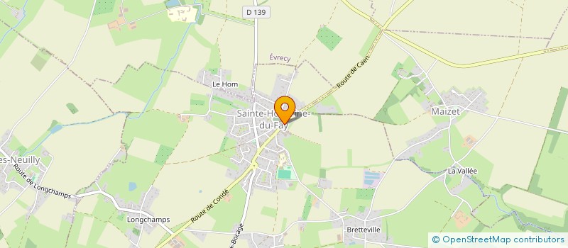 localisation de l'entreprise SCI DOCTEURS LAHAYE ET TSAGOURIA  SAINTE-HONORINE-DU-FAY