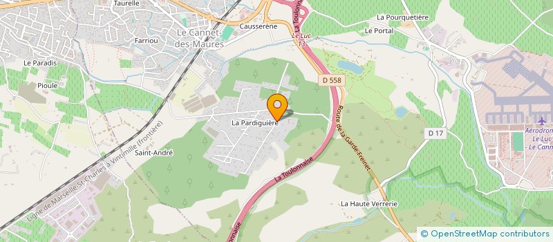 localisation de l'entreprise SCI DOCTILOU  LE CANNET-DES-MAURES