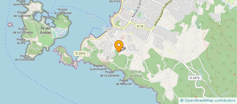 localisation de l'entreprise SCI DODERO à SIX-FOURS-LES-PLAGES